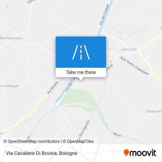 Via Cavaliere Di Bovina map
