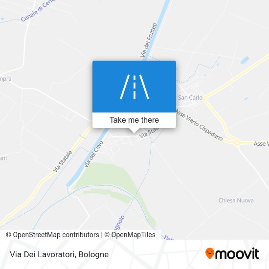 Via Dei Lavoratori map