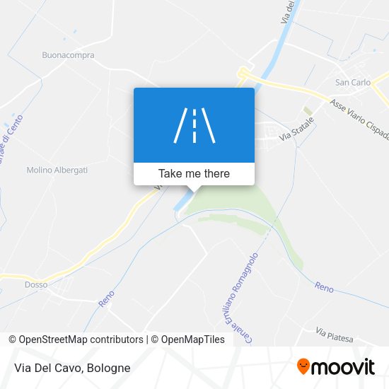 Via Del Cavo map
