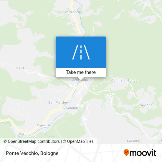 Ponte Vecchio map