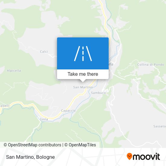 San Martino map