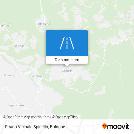 Strada Vicinale Spinello map