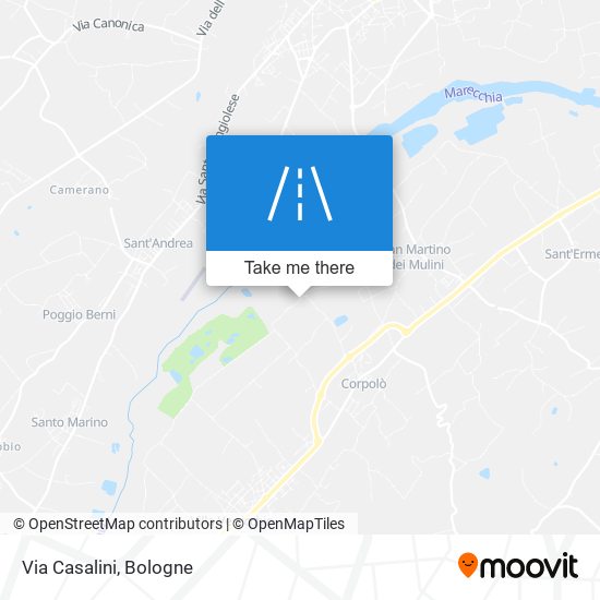 Via Casalini map