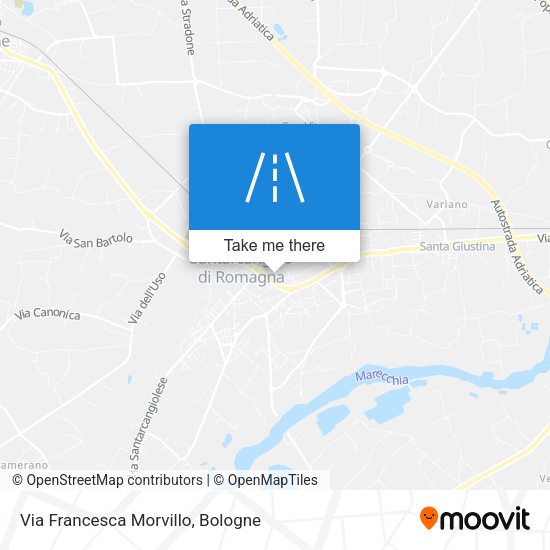 Via Francesca Morvillo map