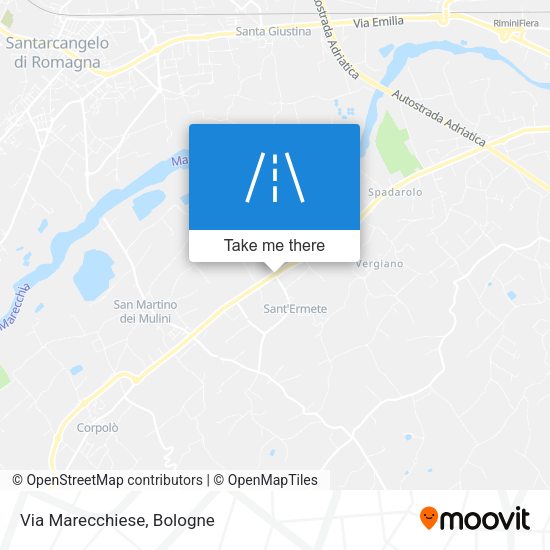 Via Marecchiese map