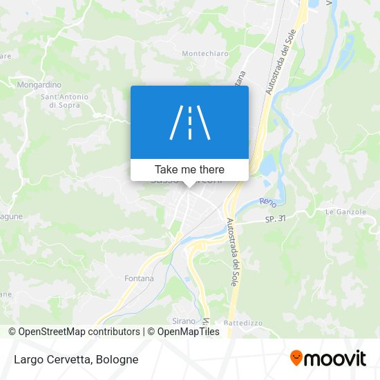 Largo Cervetta map