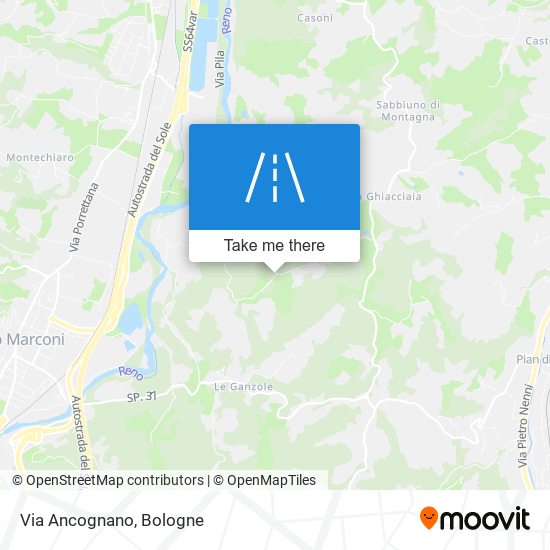 Via Ancognano map