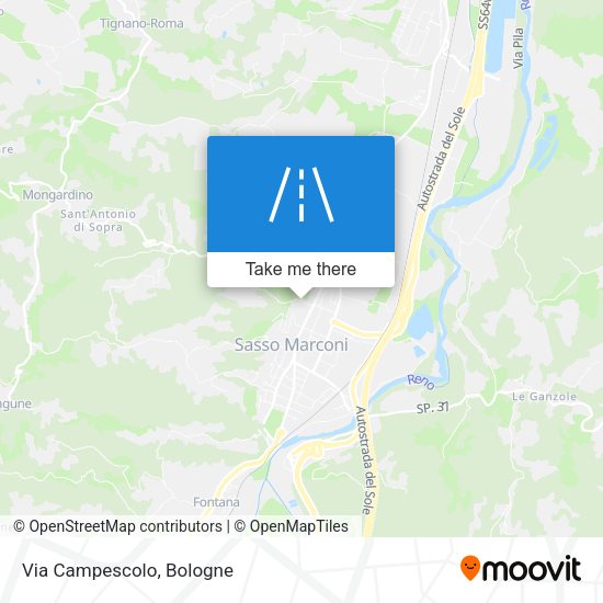 Via Campescolo map
