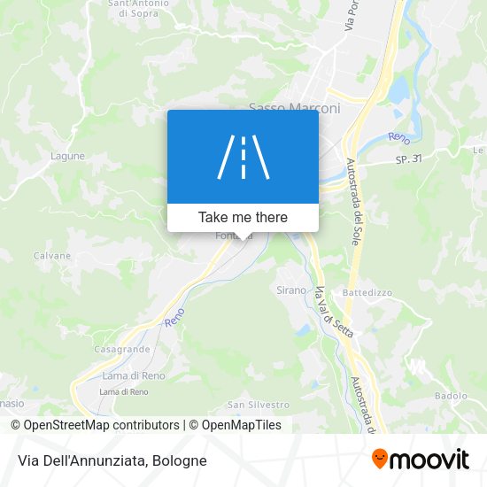 Via Dell'Annunziata map