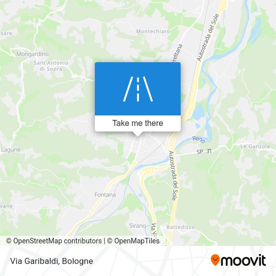 Via Garibaldi map