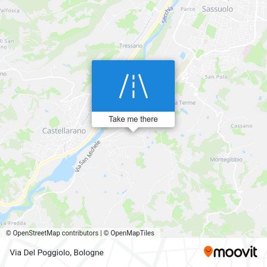 Via Del Poggiolo map