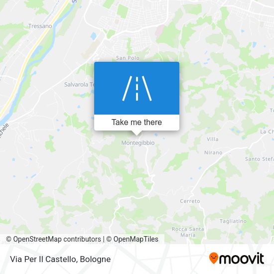 Via Per Il Castello map