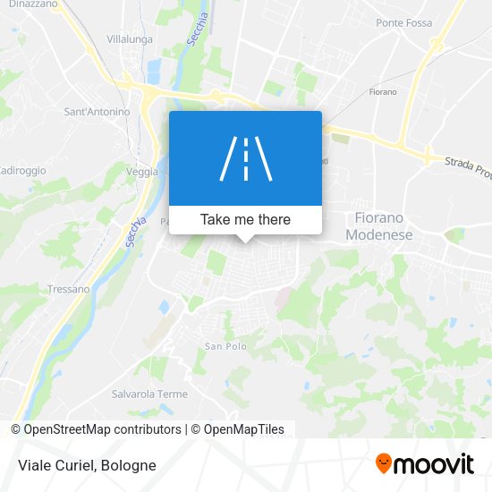 Viale Curiel map