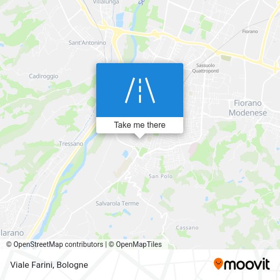 Viale Farini map