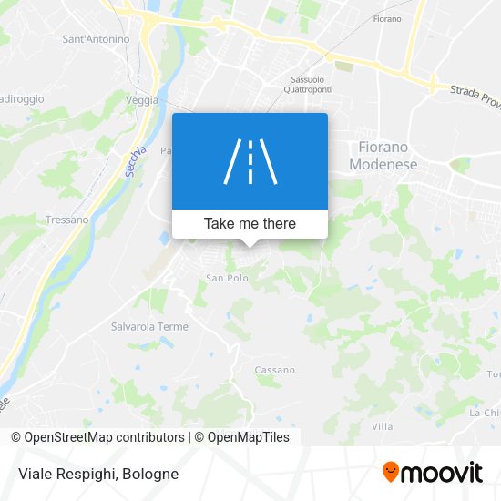 Viale Respighi map