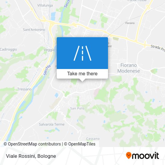 Viale Rossini map