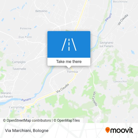 Via Marchiani map
