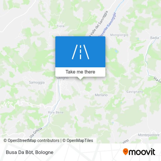 Busa Da Bòt map