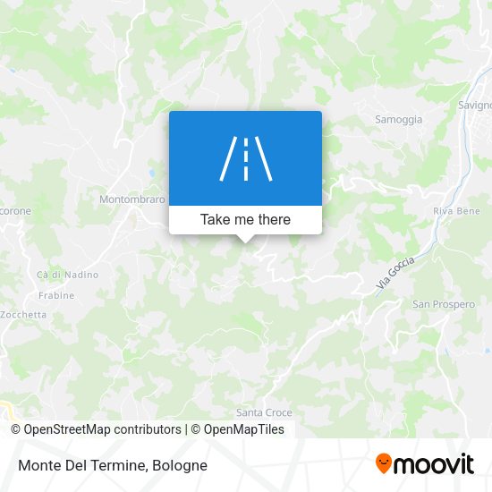 Monte Del Termine map