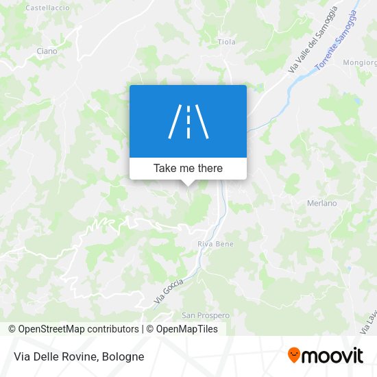 Via Delle Rovine map