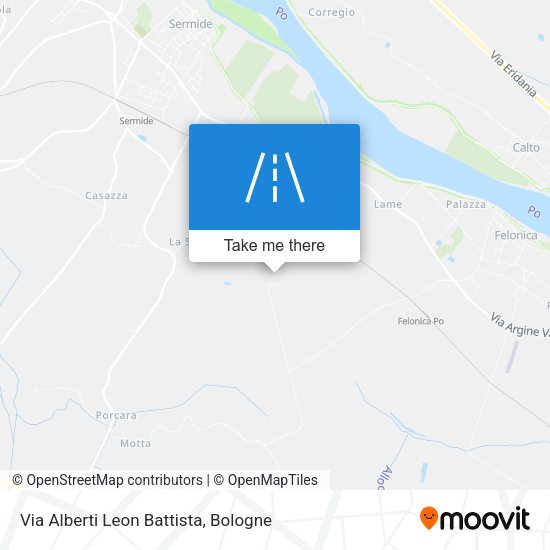 Via Alberti Leon Battista map