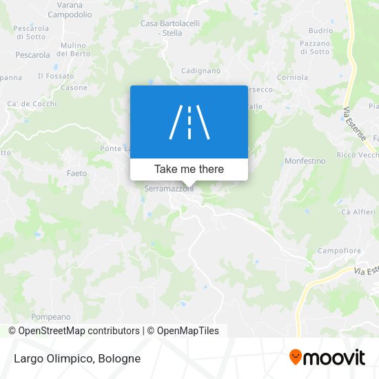 Largo Olimpico map