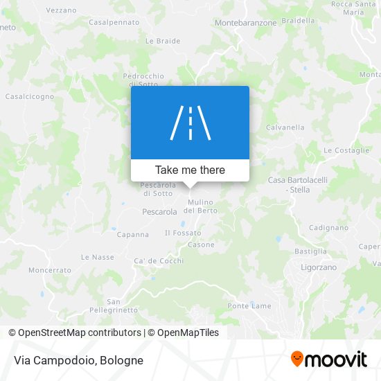 Via Campodoio map