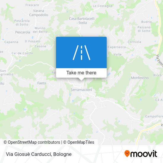 Via Giosuè Carducci map