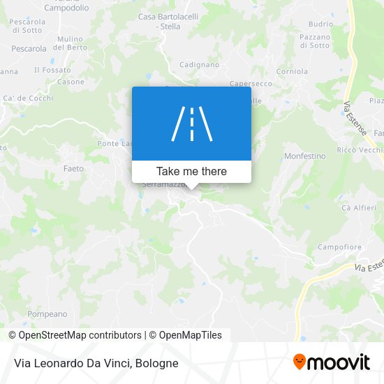 Via Leonardo Da Vinci map