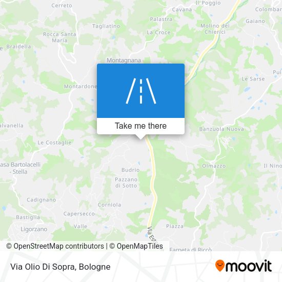 Via Olio Di Sopra map