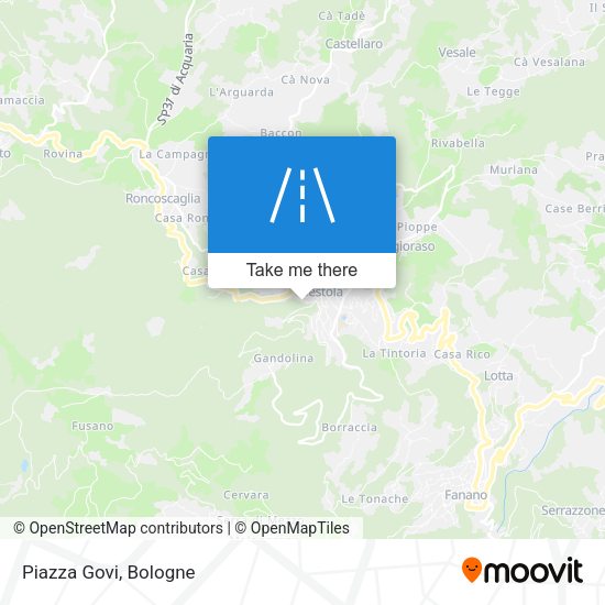 Piazza Govi map