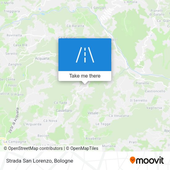 Strada San Lorenzo map