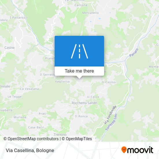 Via Casellina map