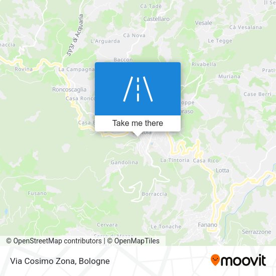 Via Cosimo Zona map