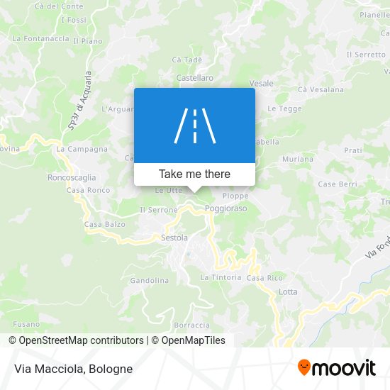 Via Macciola map