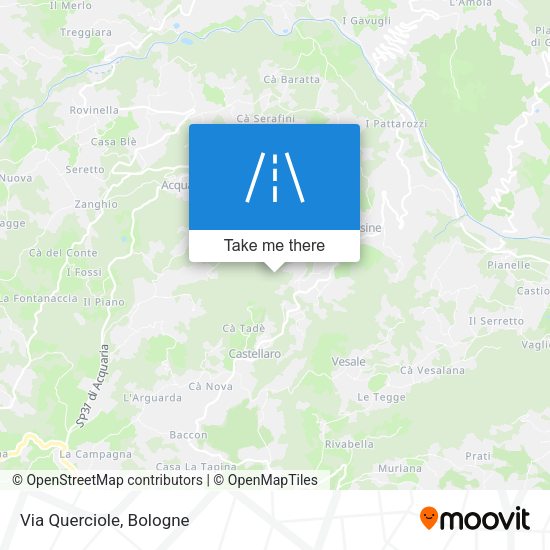 Via Querciole map