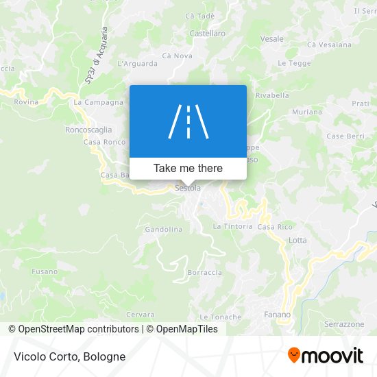 Vicolo Corto map