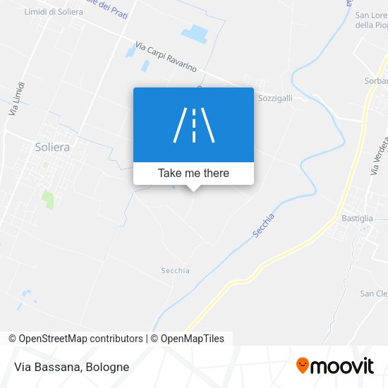 Via Bassana map