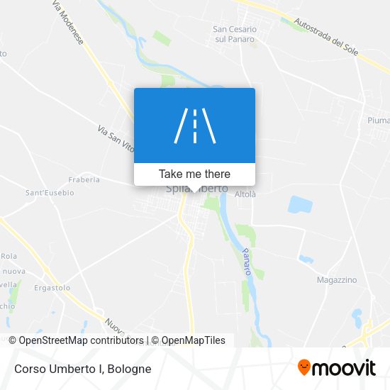 Corso Umberto I map