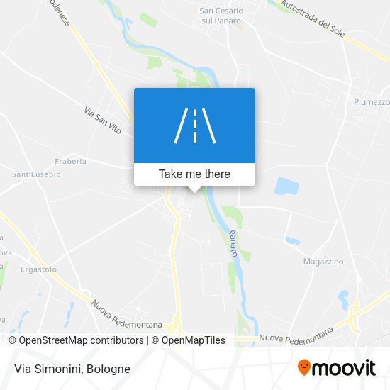 Via Simonini map