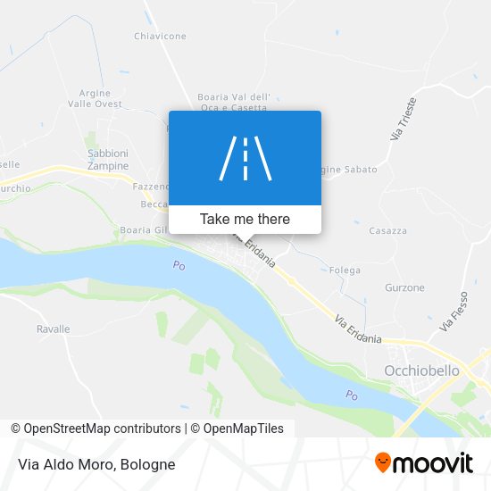 Via Aldo Moro map