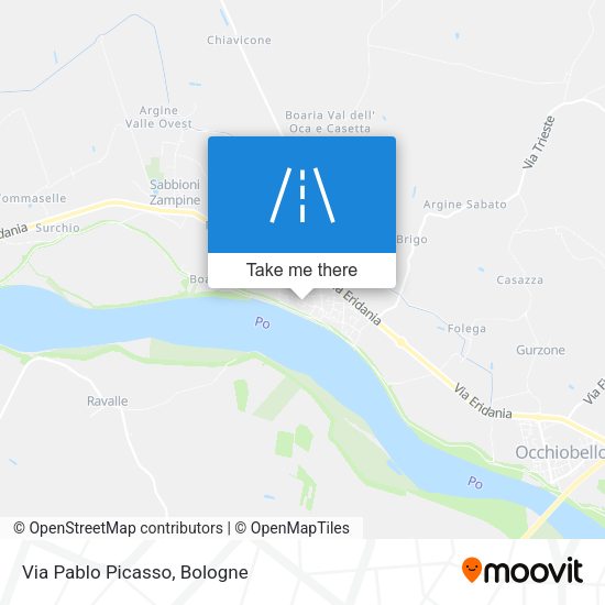 Via Pablo Picasso map