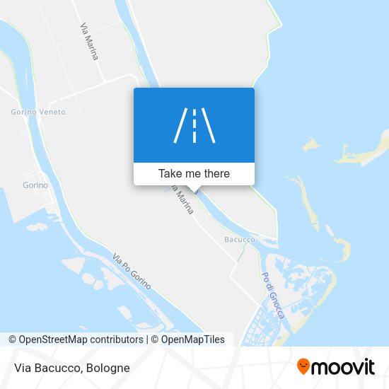 Via Bacucco map