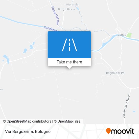 Via Berguarina map