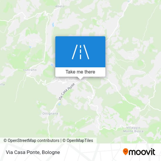 Via Casa Ponte map