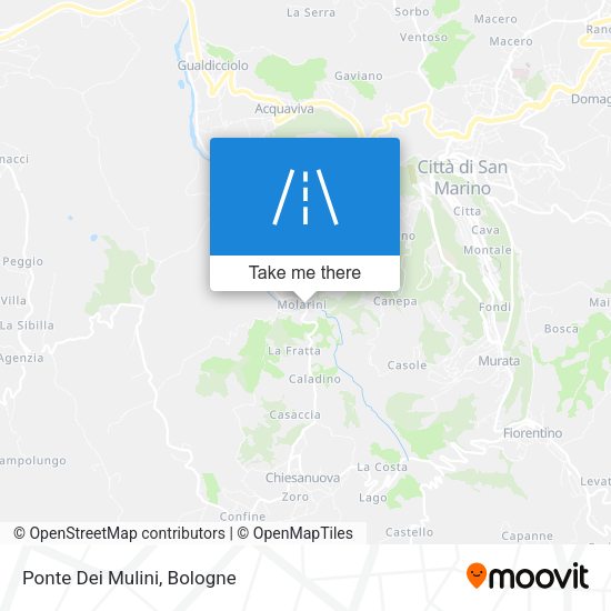 Ponte Dei Mulini map