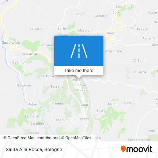 Salita Alla Rocca map