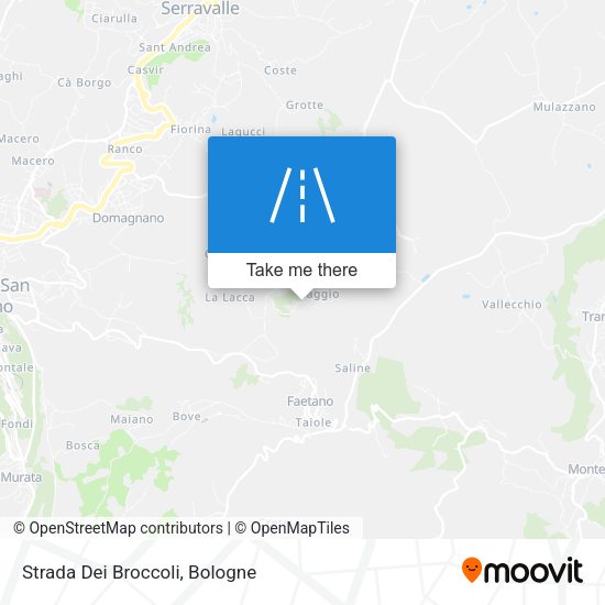 Strada Dei Broccoli map