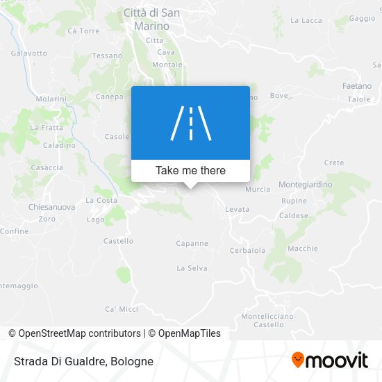 Strada Di Gualdre map