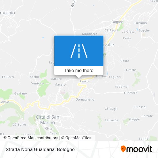 Strada Nona Gualdaria map